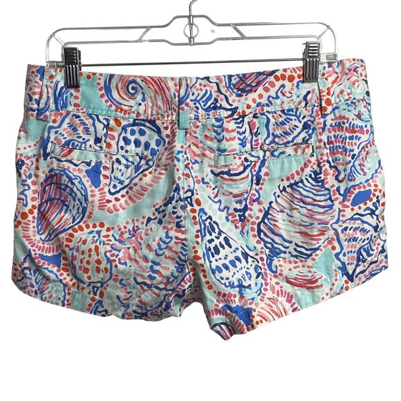 Lilly Pulitzer Walsh Short 100% Cotton Size 4 (2357) - Picture 4 of 6